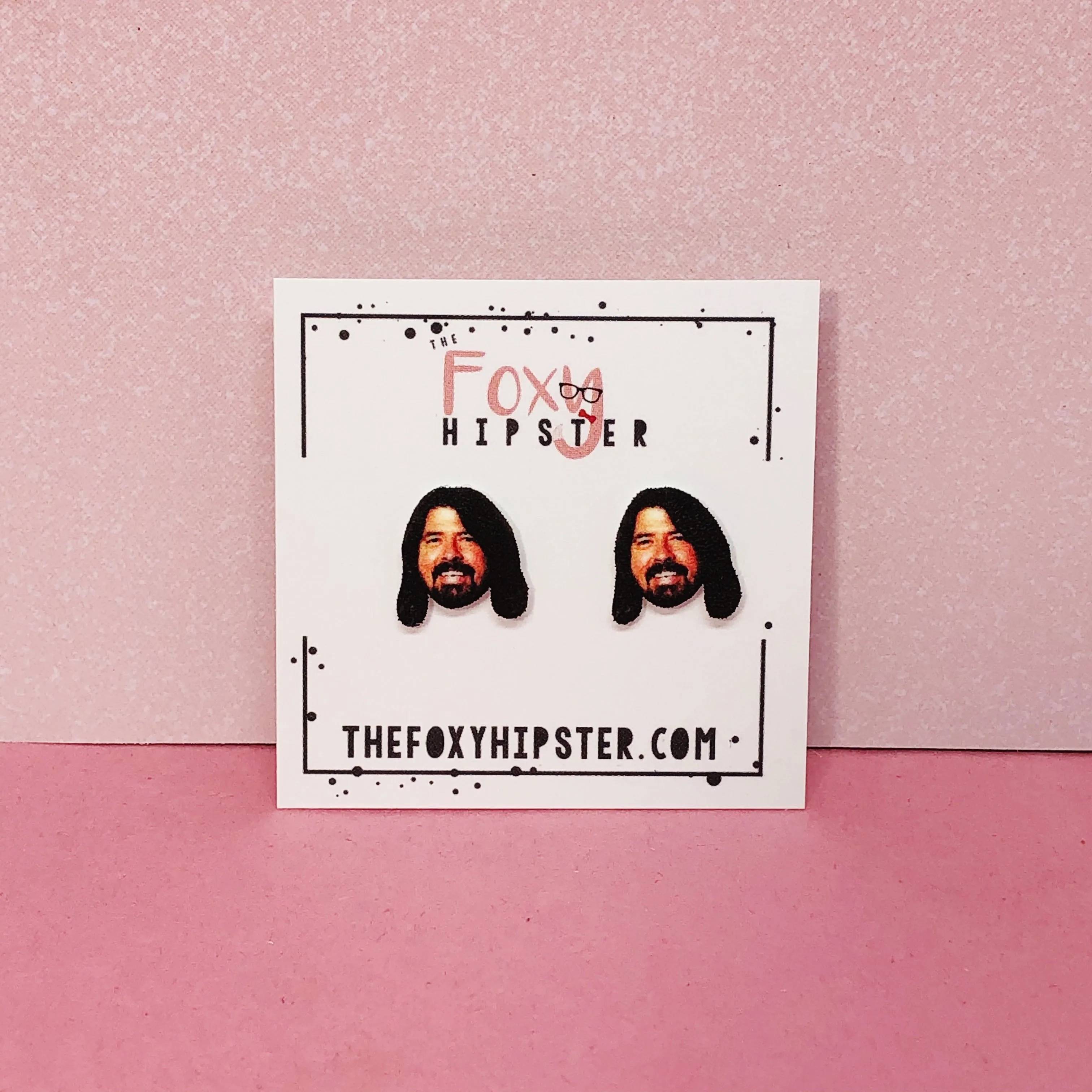 Dave Grohl Stud Earrings