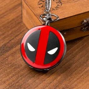 Deadpool Spiderman Pocket Watch