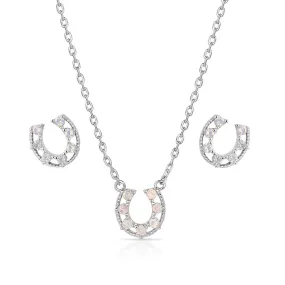 Delicate Glamour Horseshoe Jewelry Set JS5769