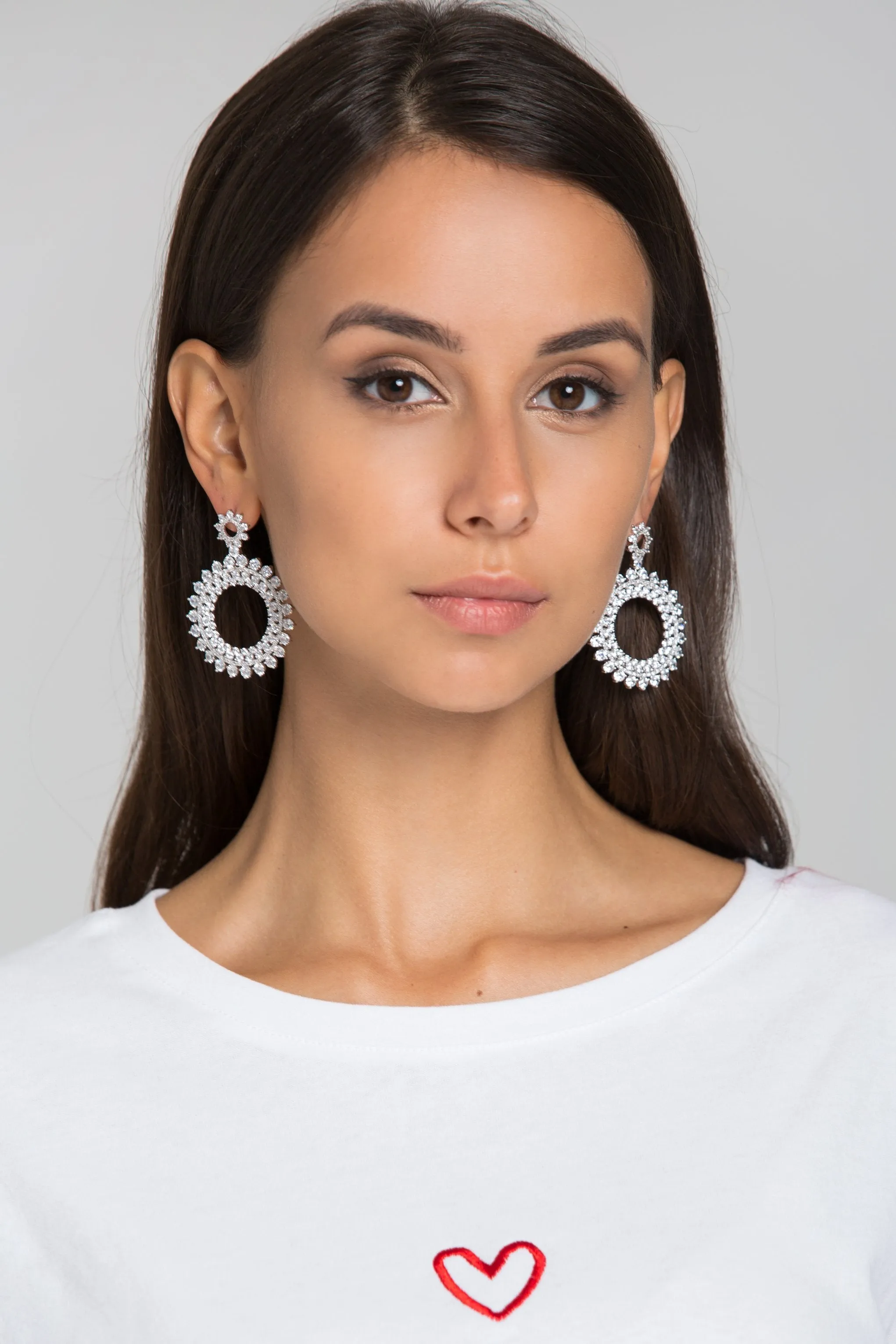 Diamond Sun Earrings