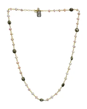 Diana Satelite Choker Pink Opal