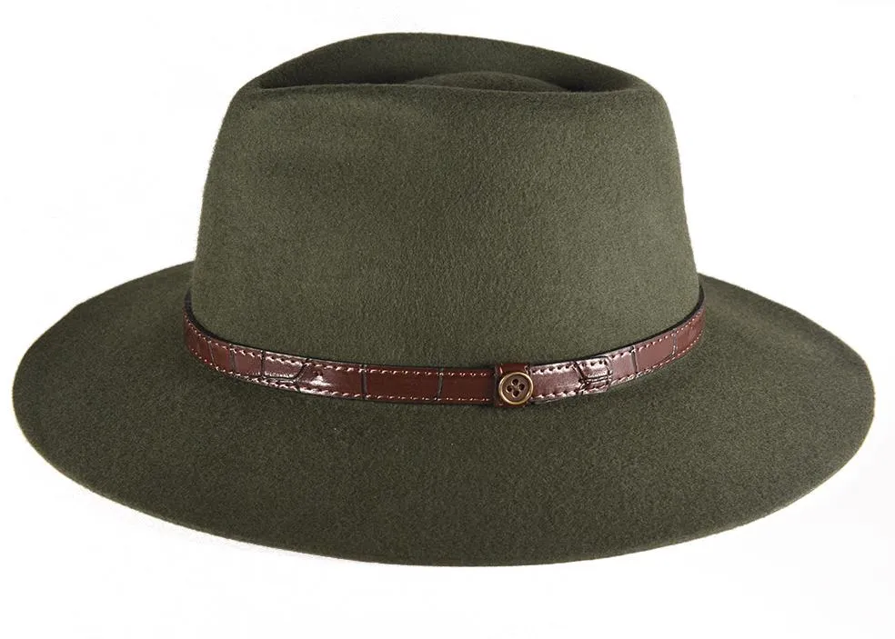 Dingo Wool Felt Hat - Forest