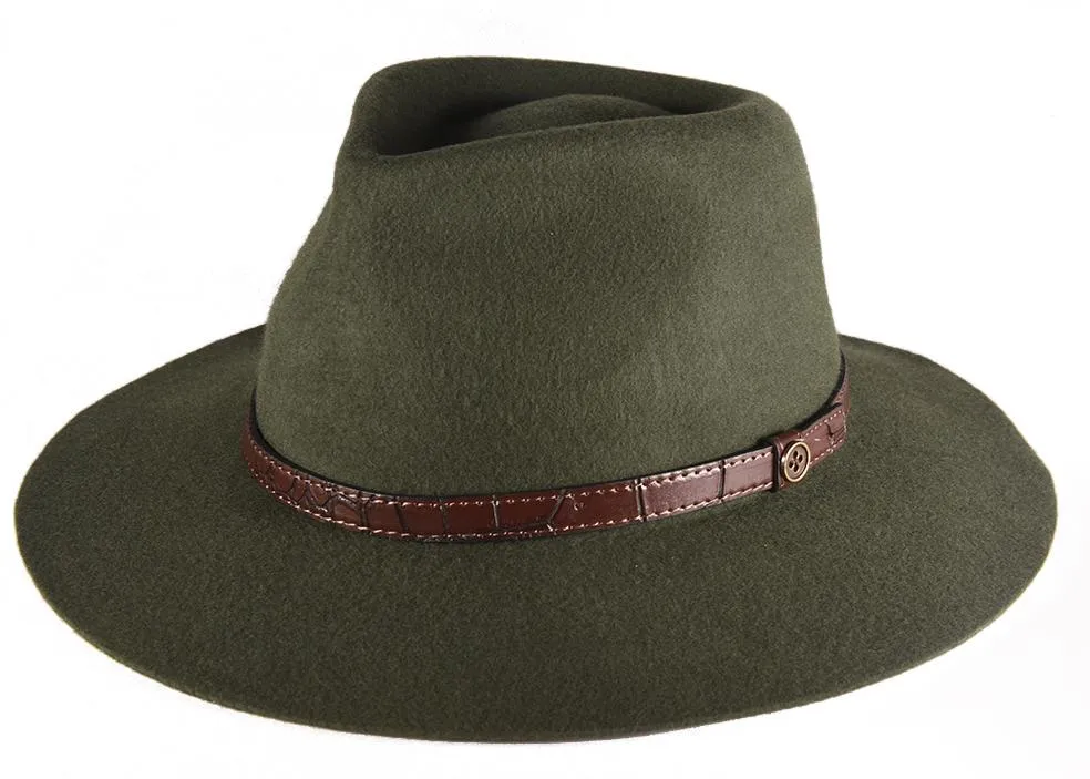 Dingo Wool Felt Hat - Forest