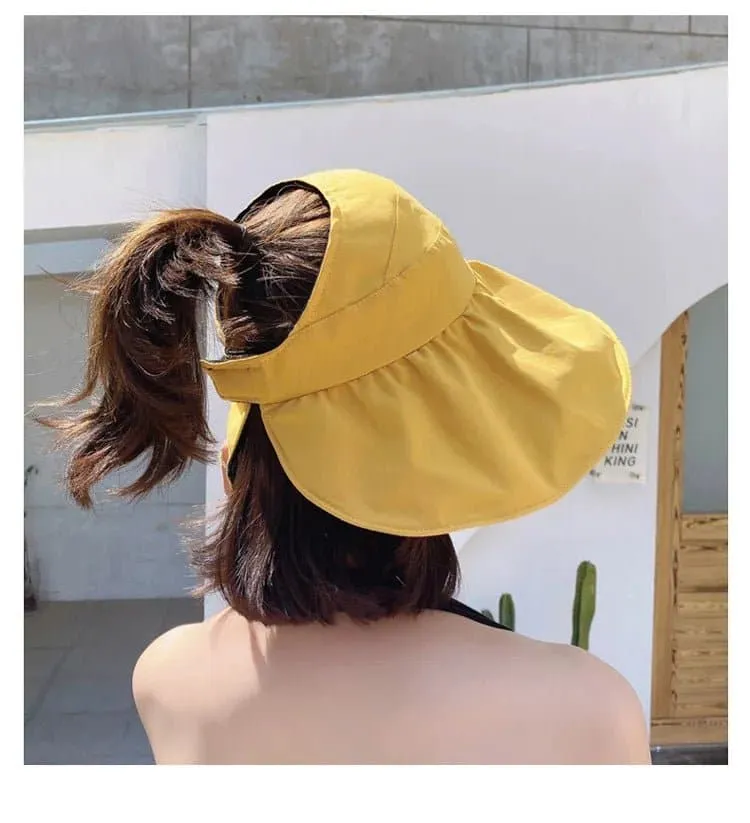 Double-Layer Foldable Sunshade Hat for Beach, Sun Protection - La MaxPa