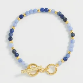 Estella Bartlett Blue Semi Precious Beaded Bracelet