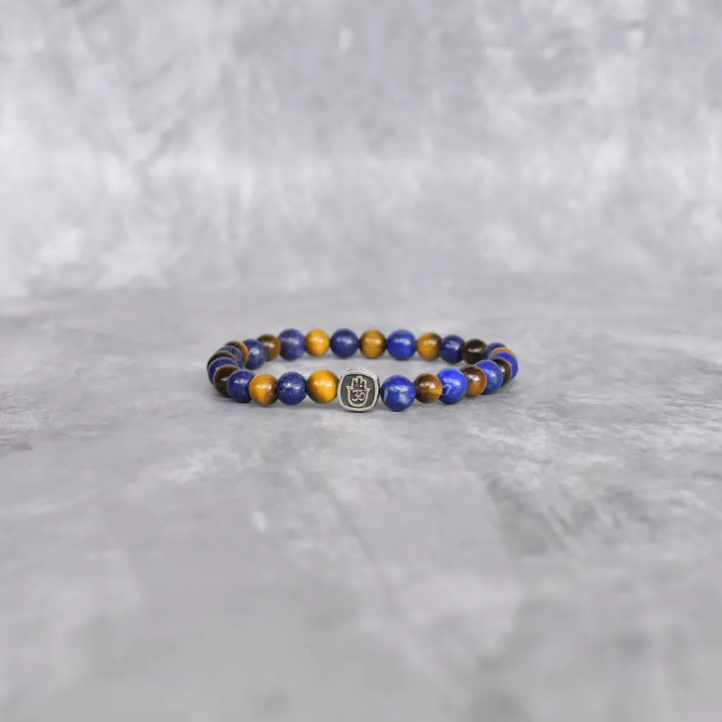 Eye Ultimate - Lapis and tiger eye bracelet