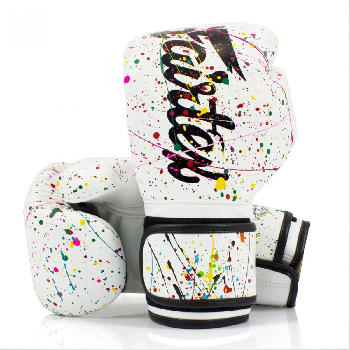 Fairtex BVG14 The Painter Boxing Gloves White/Black