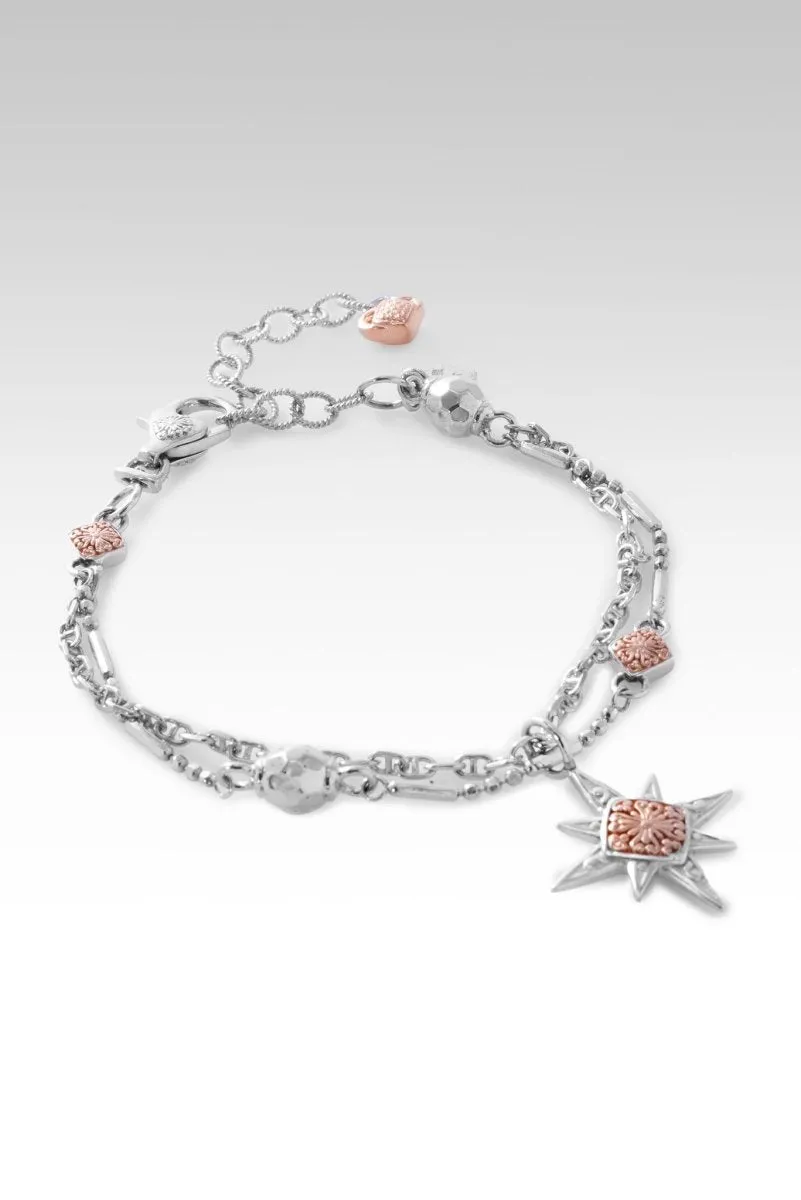 Faith Bursting Bracelet™ in 18K Rose Gold Over Sterling Silver