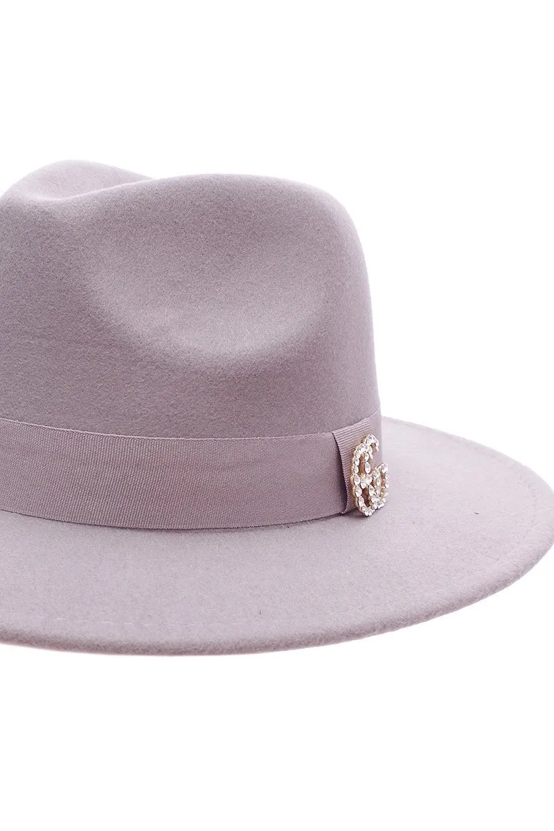 Fedora Hat with Pin