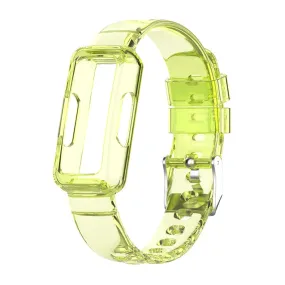 Fitbit Ace 3 / Luxe / Inspire HR clear TPU cover   watch strap - Transparent Yellow