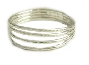 Four Strand Sterling Toe Ring