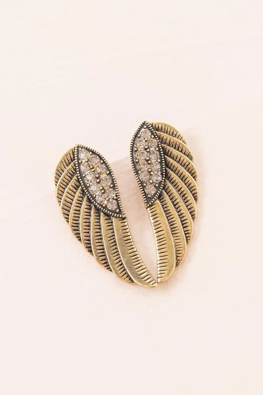 Free Bird Earrings || GOLD OR SILVER