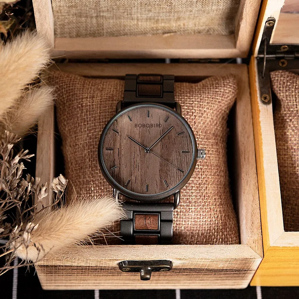 Funki Buys | Watches | Men's Wood Quartz Wristwatch | Gift