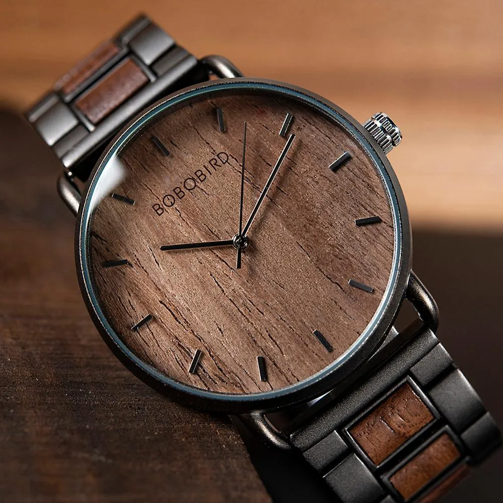 Funki Buys | Watches | Men's Wood Quartz Wristwatch | Gift