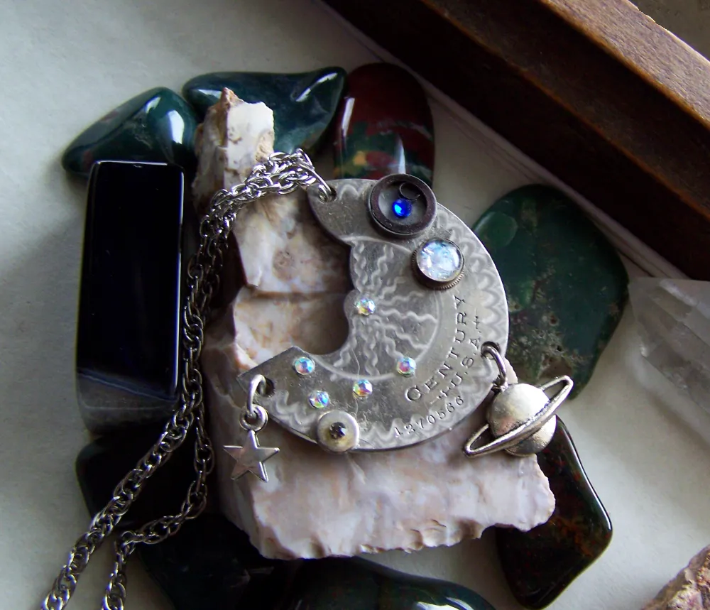 Galaxy Watchworks Celestial Steampunk Pendant