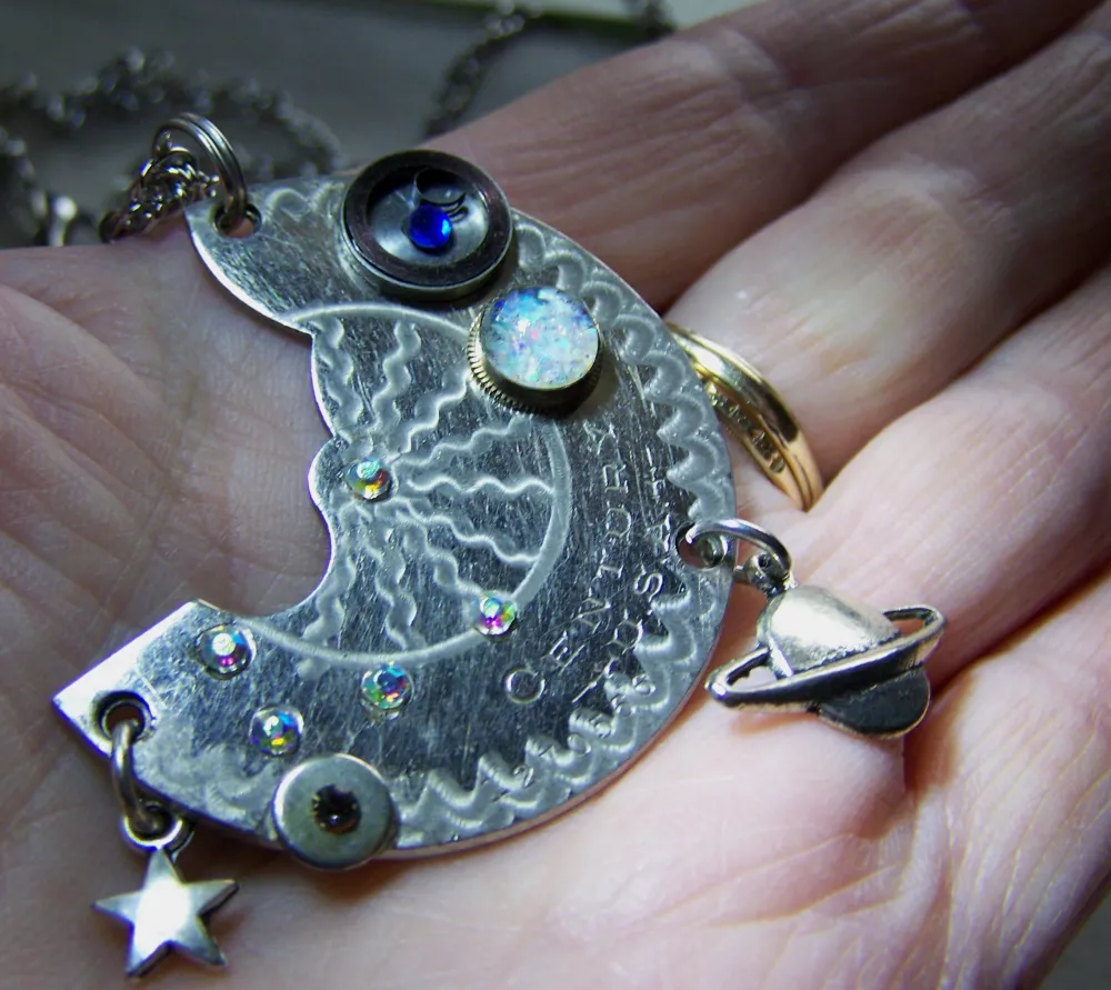 Galaxy Watchworks Celestial Steampunk Pendant