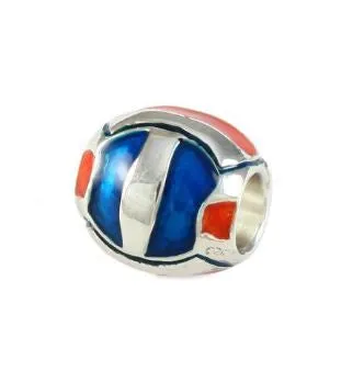 Gator Bead Orange and Blue Volleyball