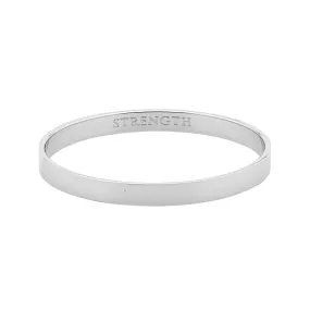 GEORGINI STRENGTH SILVER 7mm BANGLE