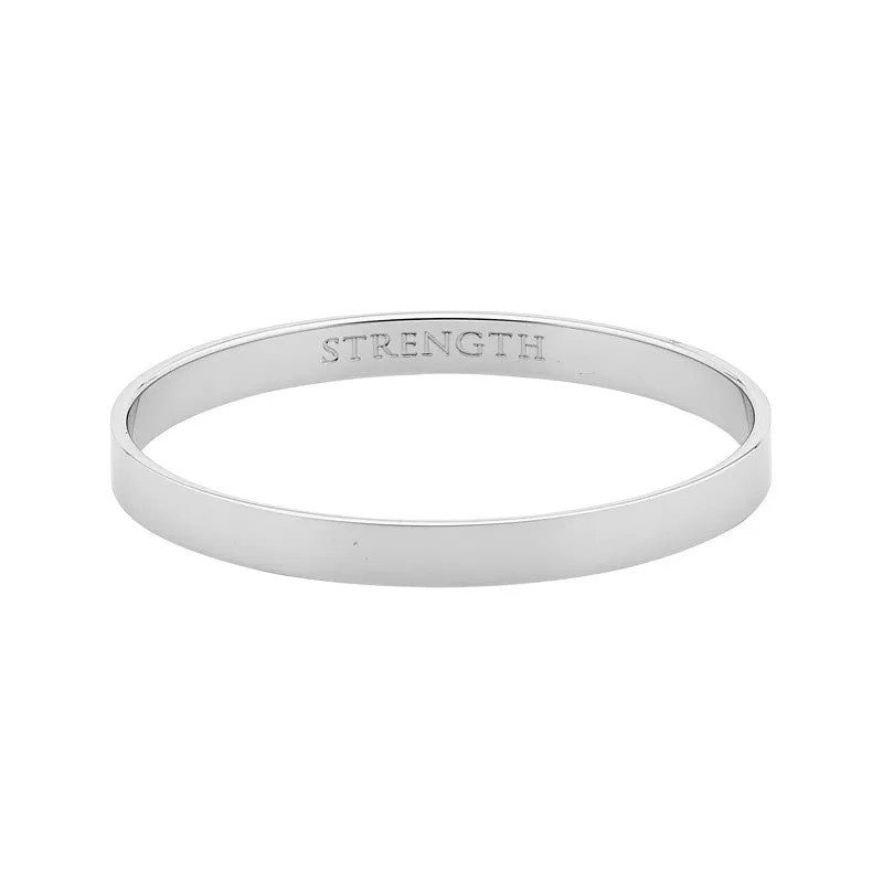 GEORGINI STRENGTH SILVER 7mm BANGLE