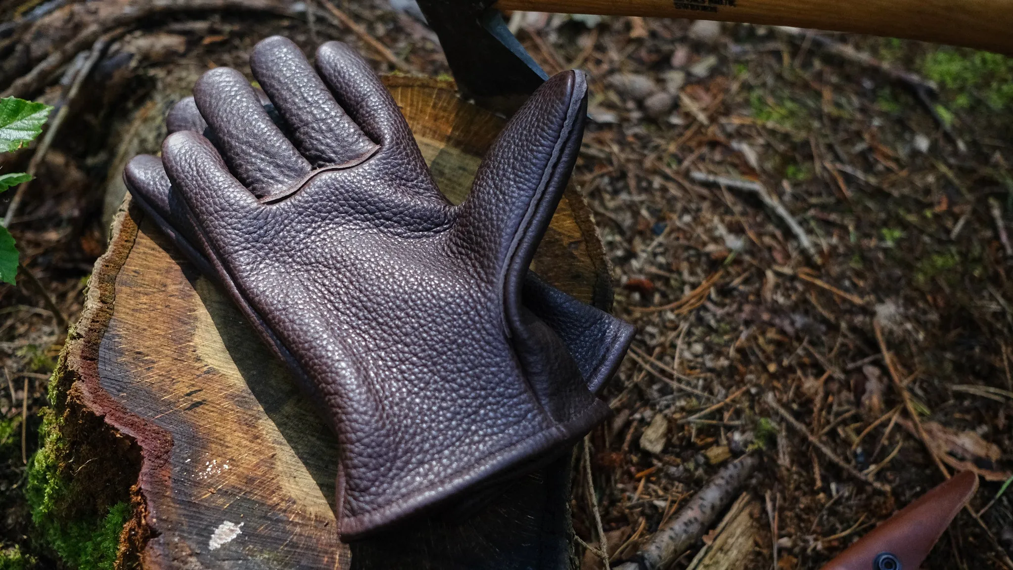 Gjöra Bison leather gloves