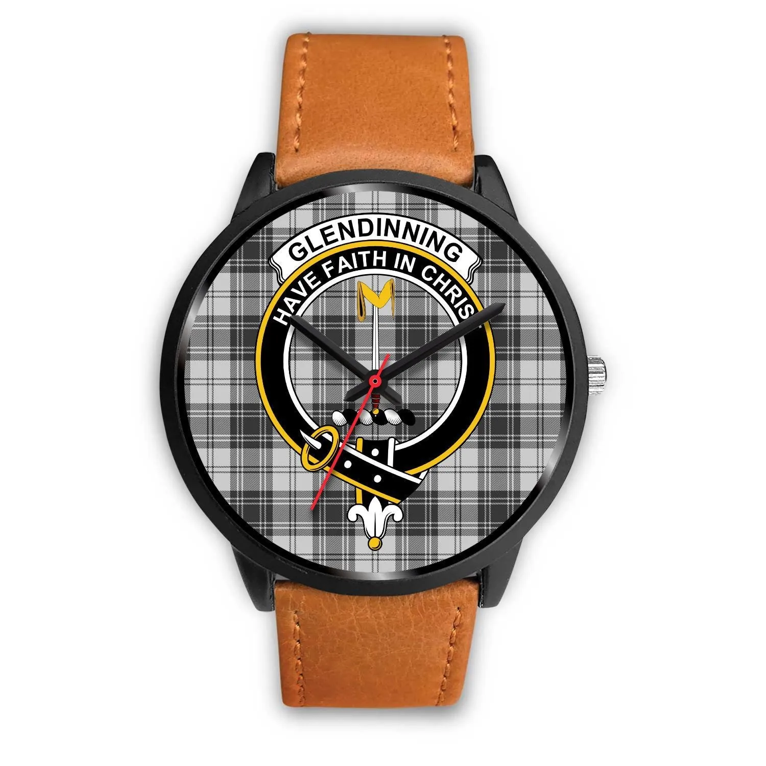 Glendinning Clan Badge Tartan Black Watch