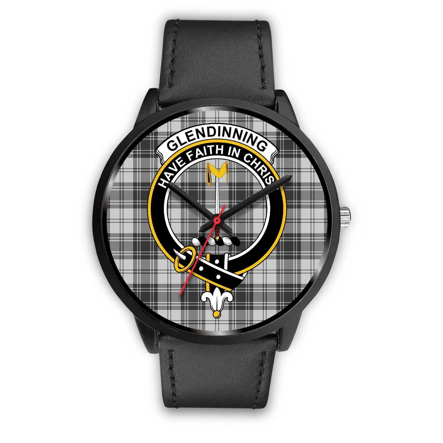 Glendinning Clan Badge Tartan Black Watch