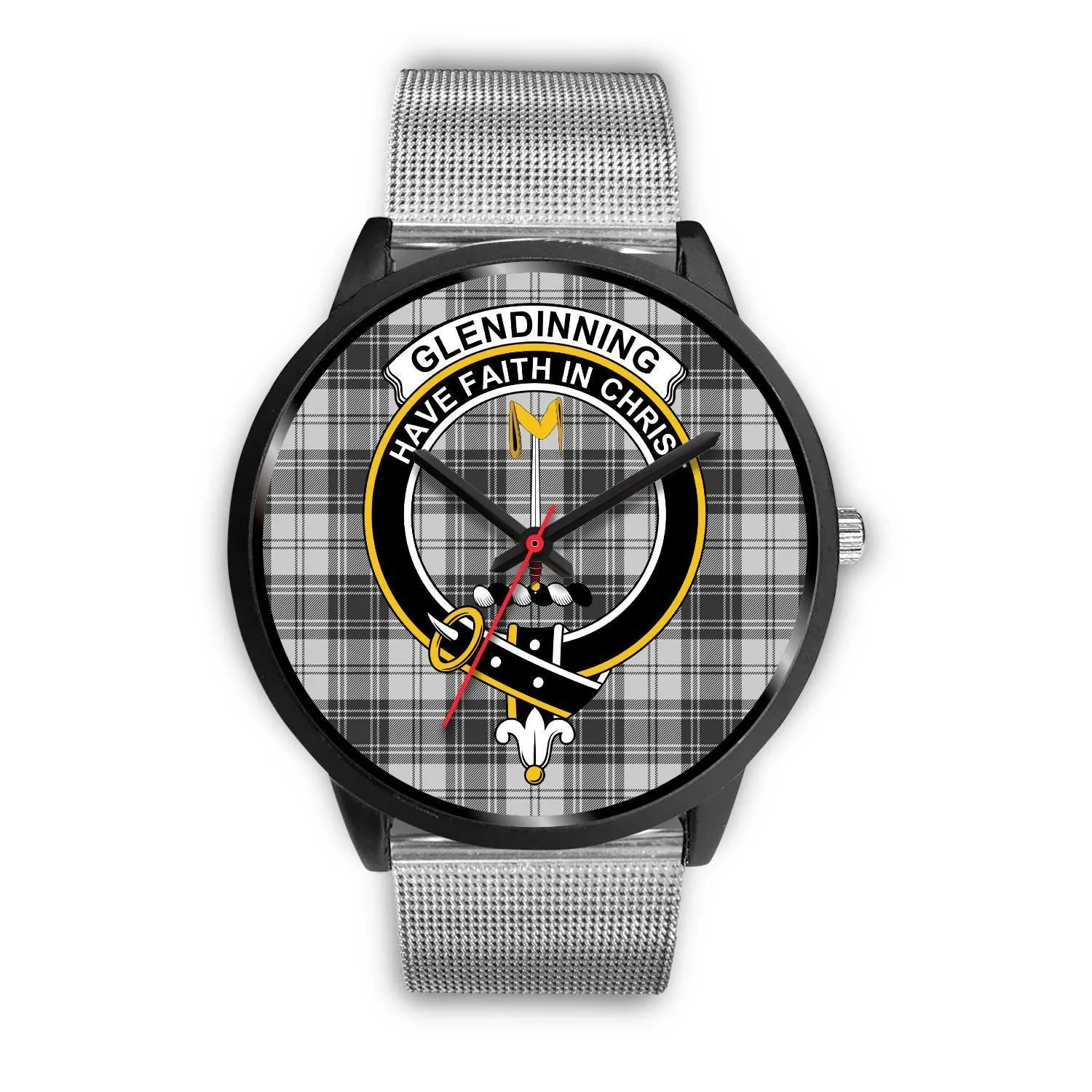 Glendinning Clan Badge Tartan Black Watch