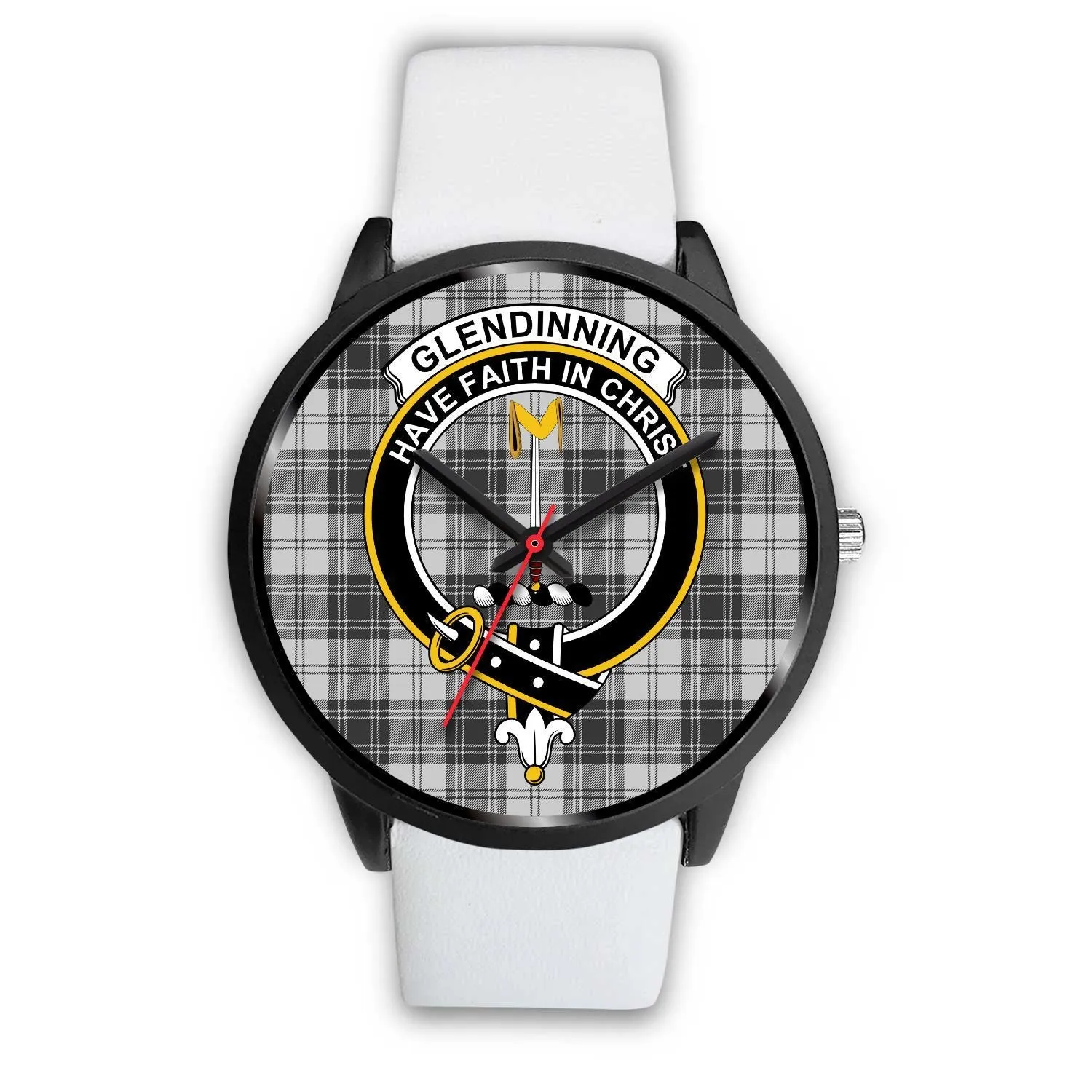 Glendinning Clan Badge Tartan Black Watch