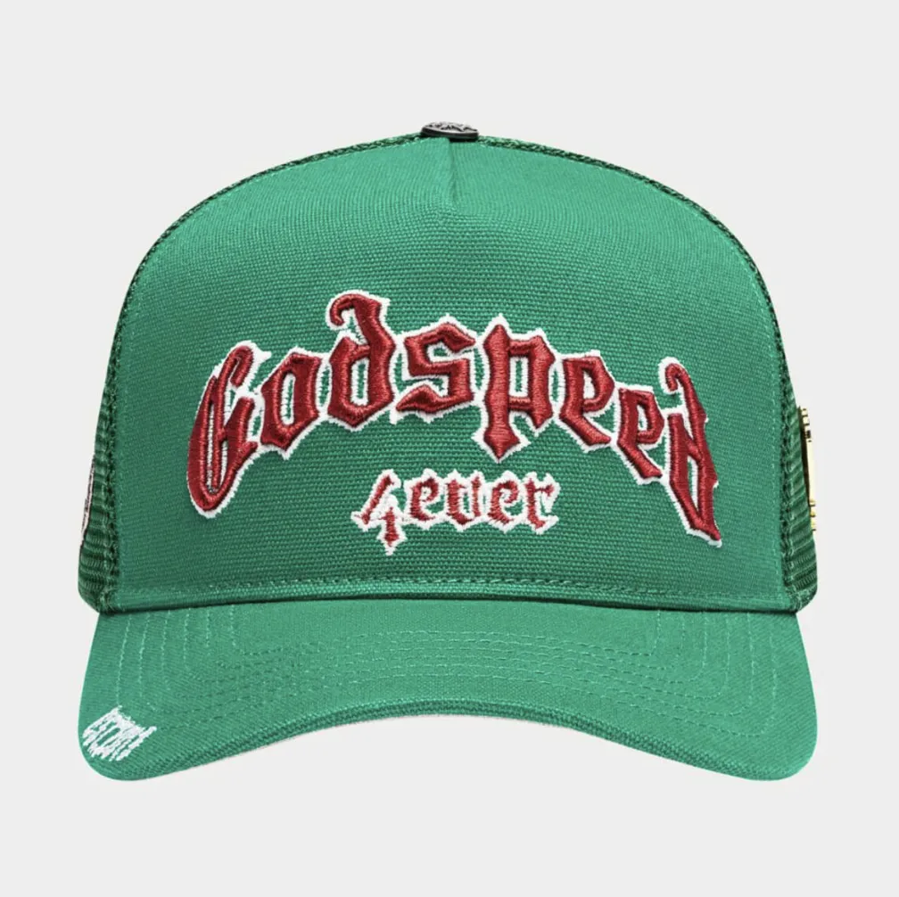 GODSPEED Forever (Green/RED) Trucker Hat