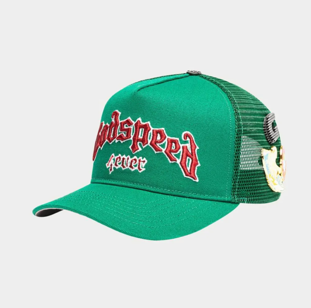 GODSPEED Forever (Green/RED) Trucker Hat