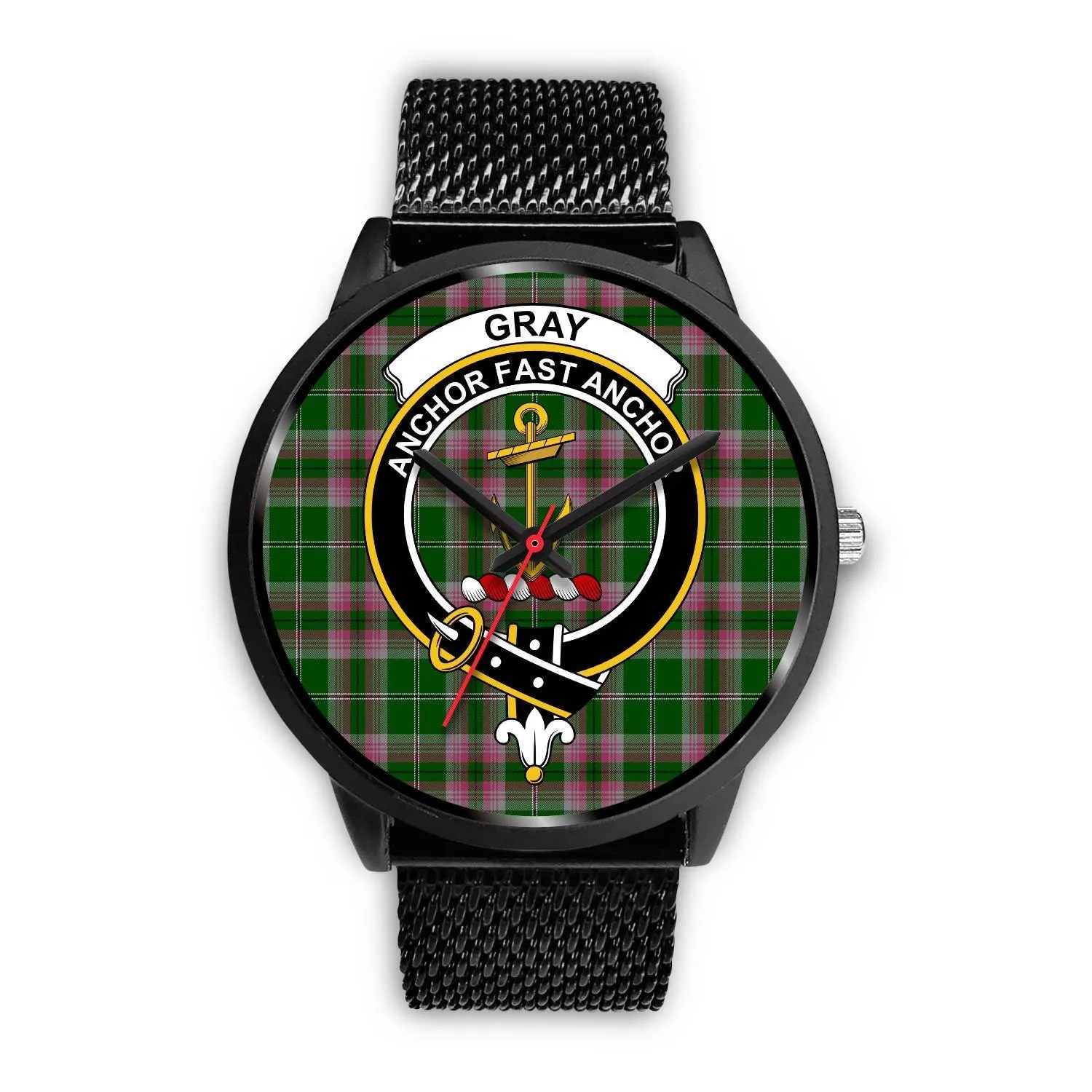 Gray Hunting Clan Badge Tartan Black Watch