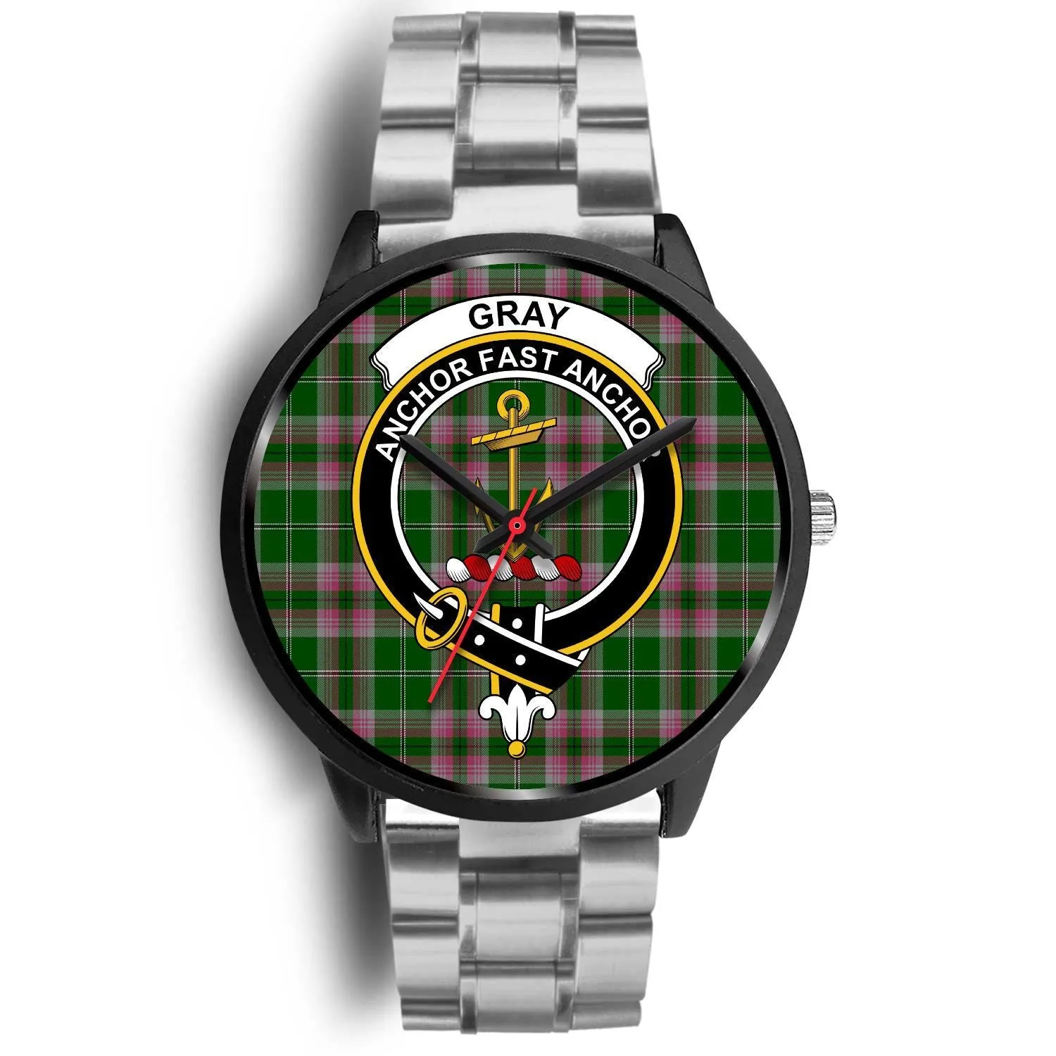 Gray Hunting Clan Badge Tartan Black Watch