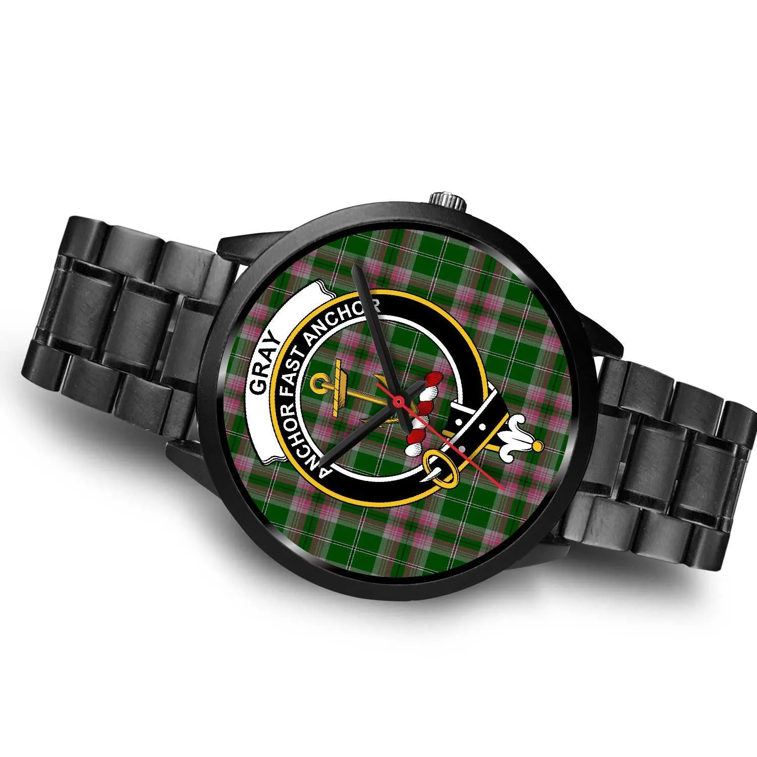 Gray Hunting Clan Badge Tartan Black Watch