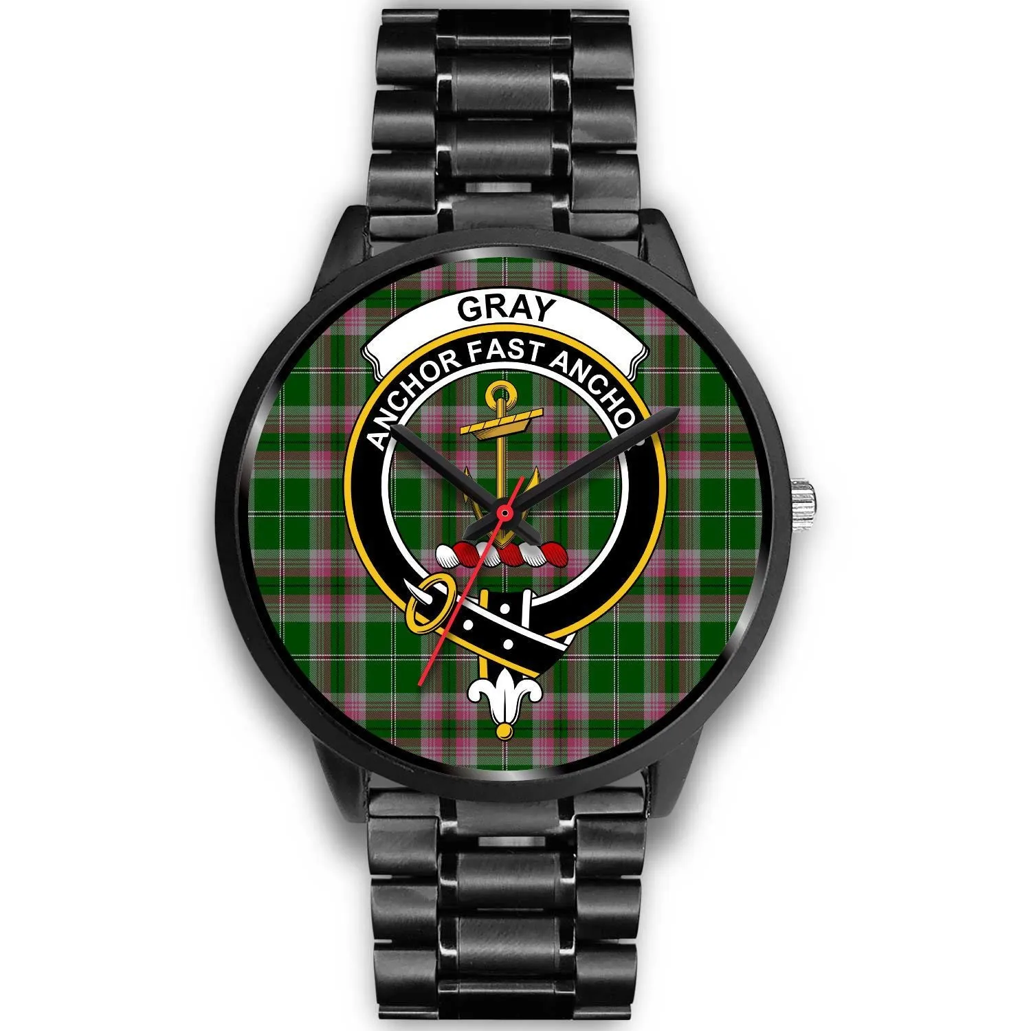 Gray Hunting Clan Badge Tartan Black Watch