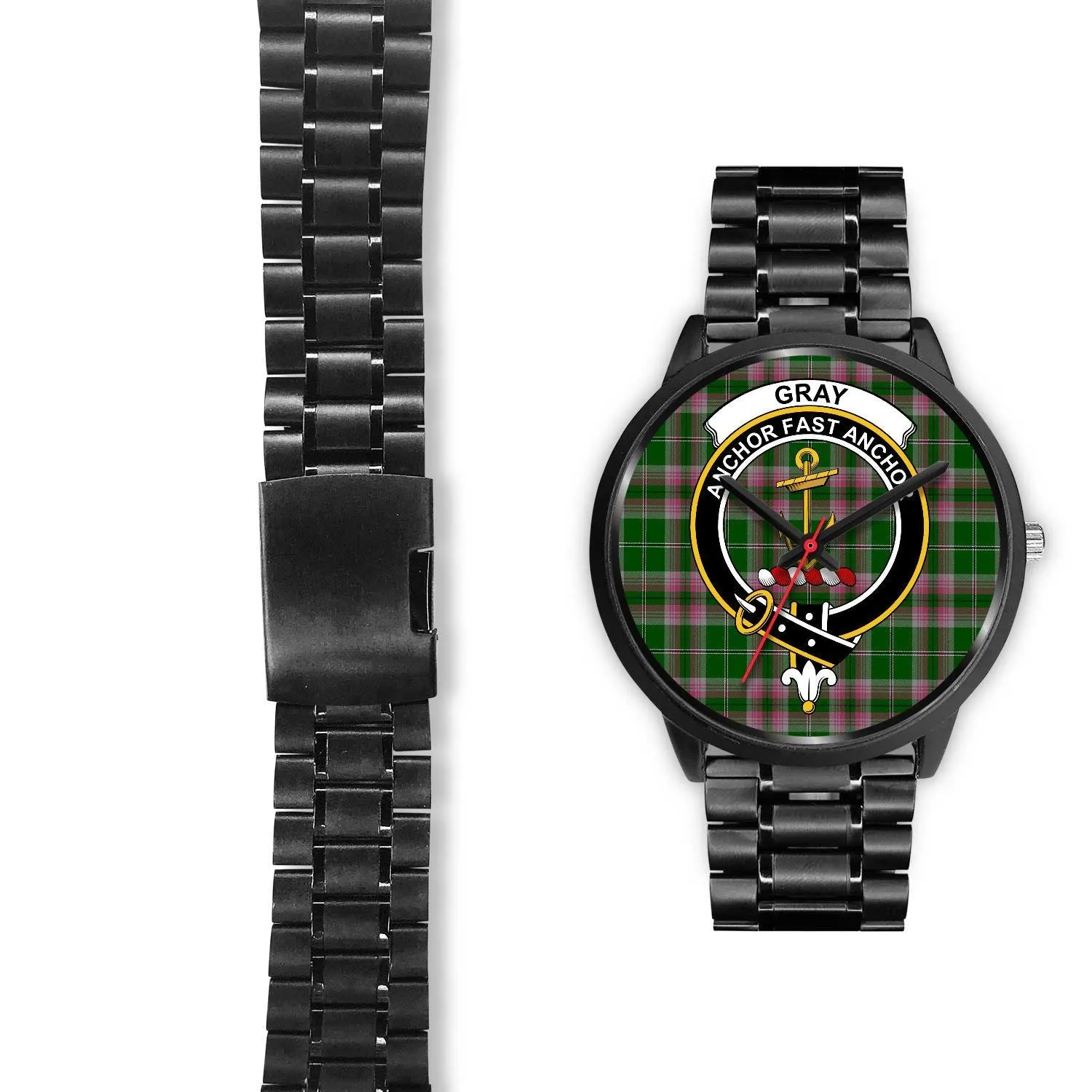 Gray Hunting Clan Badge Tartan Black Watch