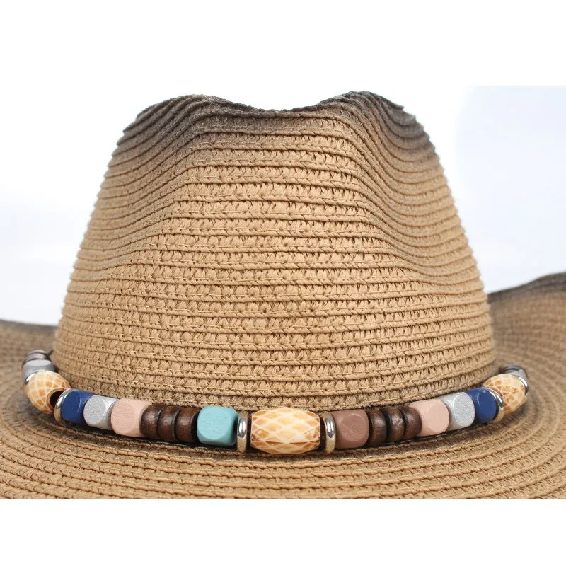 Handcrafted Colorful Beaded Hat Band