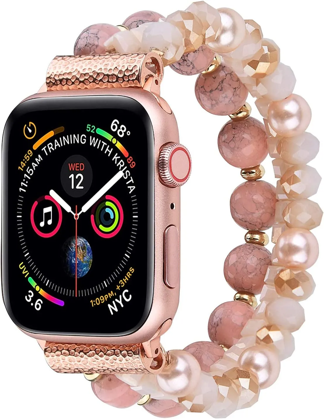 Handmade Beaded Stretchable Band for Apple Watch-Assorted Styles