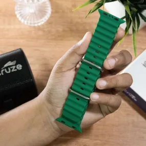 iCruze 42/44/45/49 MM  Silicone Sports Watch Band (Green)