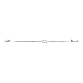 Infinity CZ Bracelet - Sterling Silver