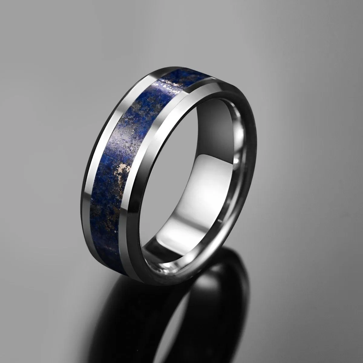 Inlaid Lapis Lazuli Ring