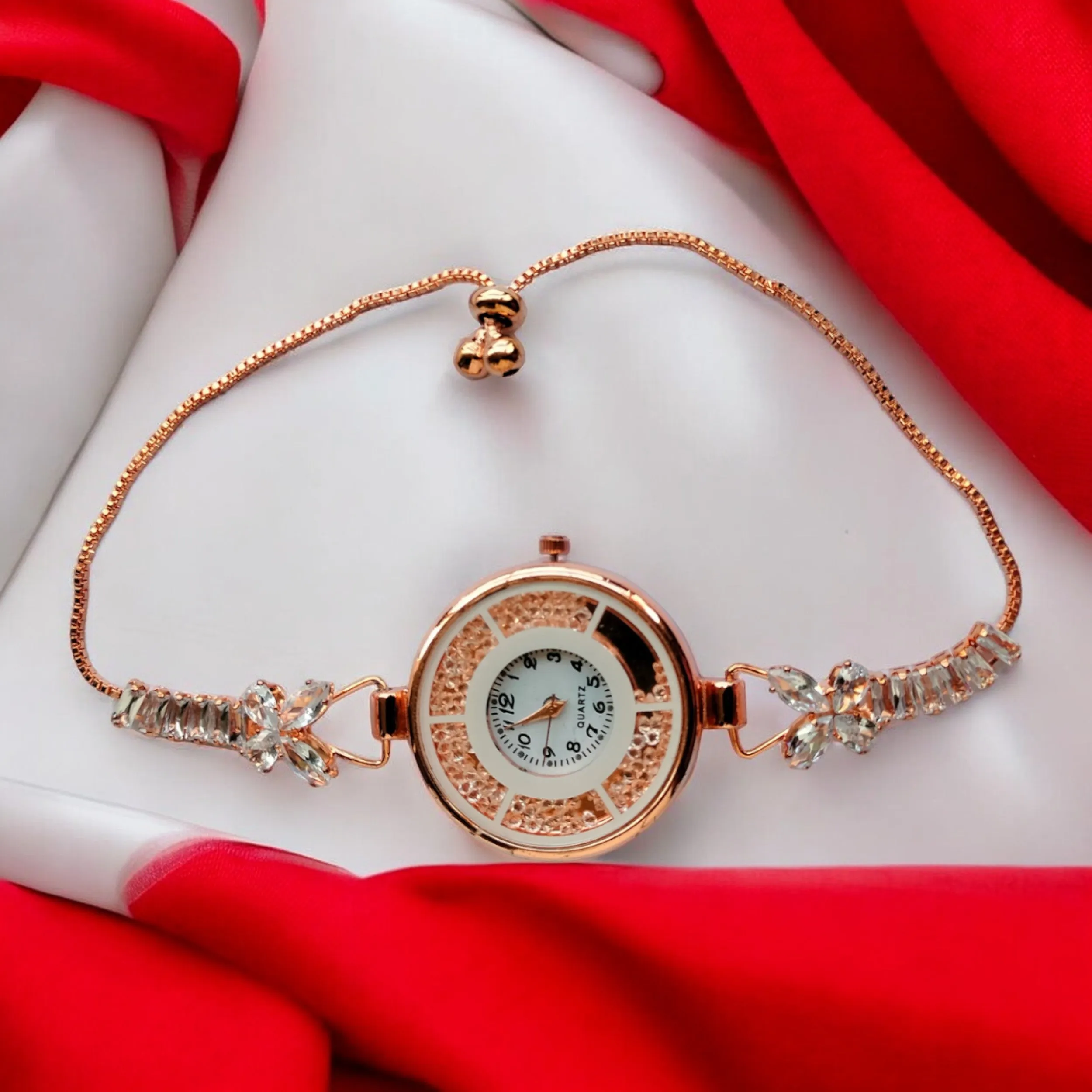 Jewelestia Ethereal Rose Gold Timepiece