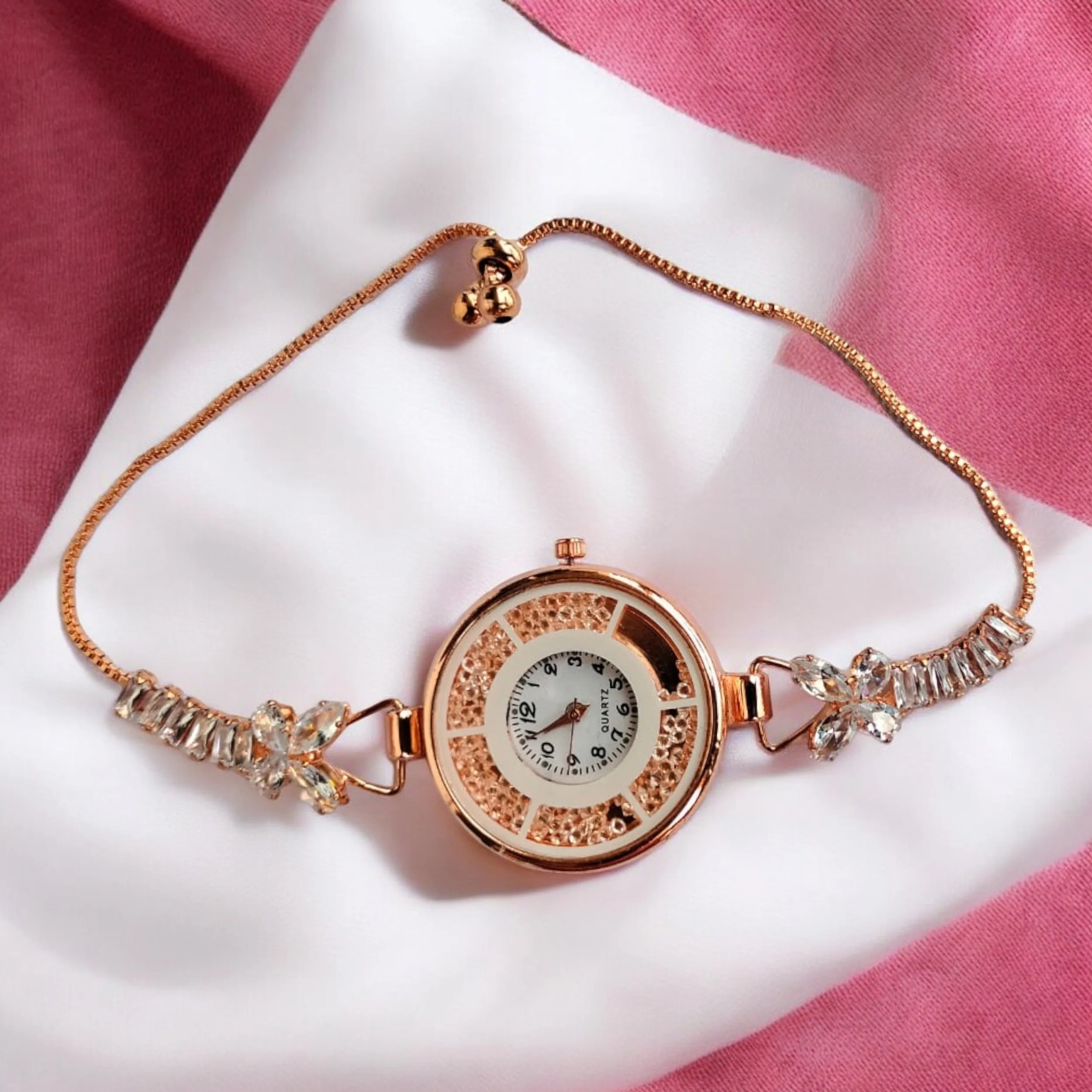 Jewelestia Ethereal Rose Gold Timepiece