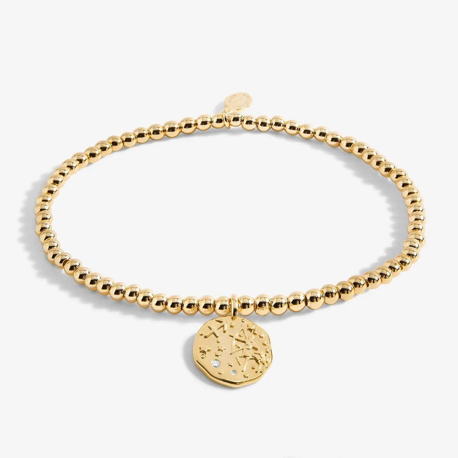 Joma Jewellery Gold Star Sign A Little 'Sagittarius' Bracelet