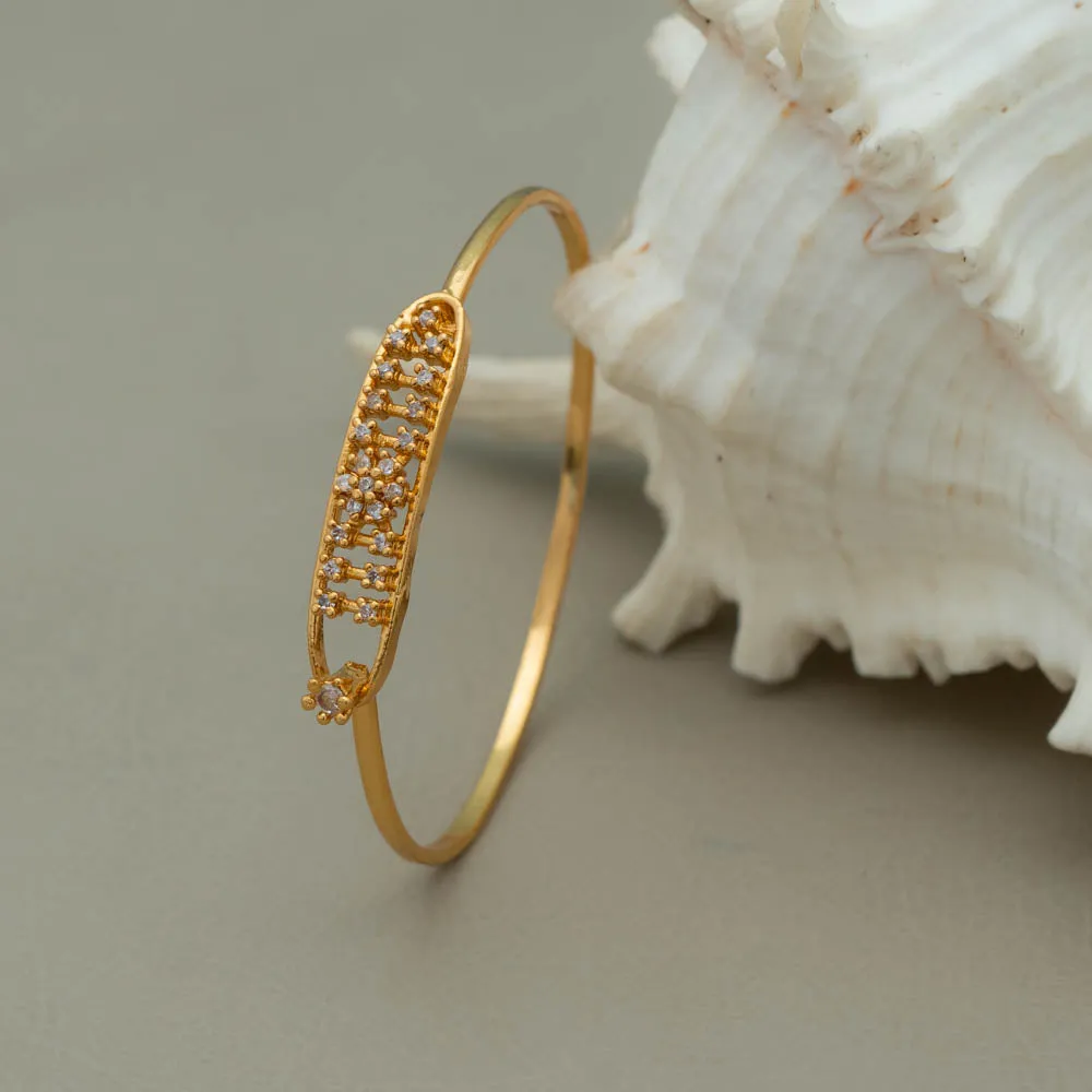 KF101241 - Gold Plated Openable Bangle