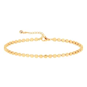 Kyerlyn Dainty Gold Dot Bracelets