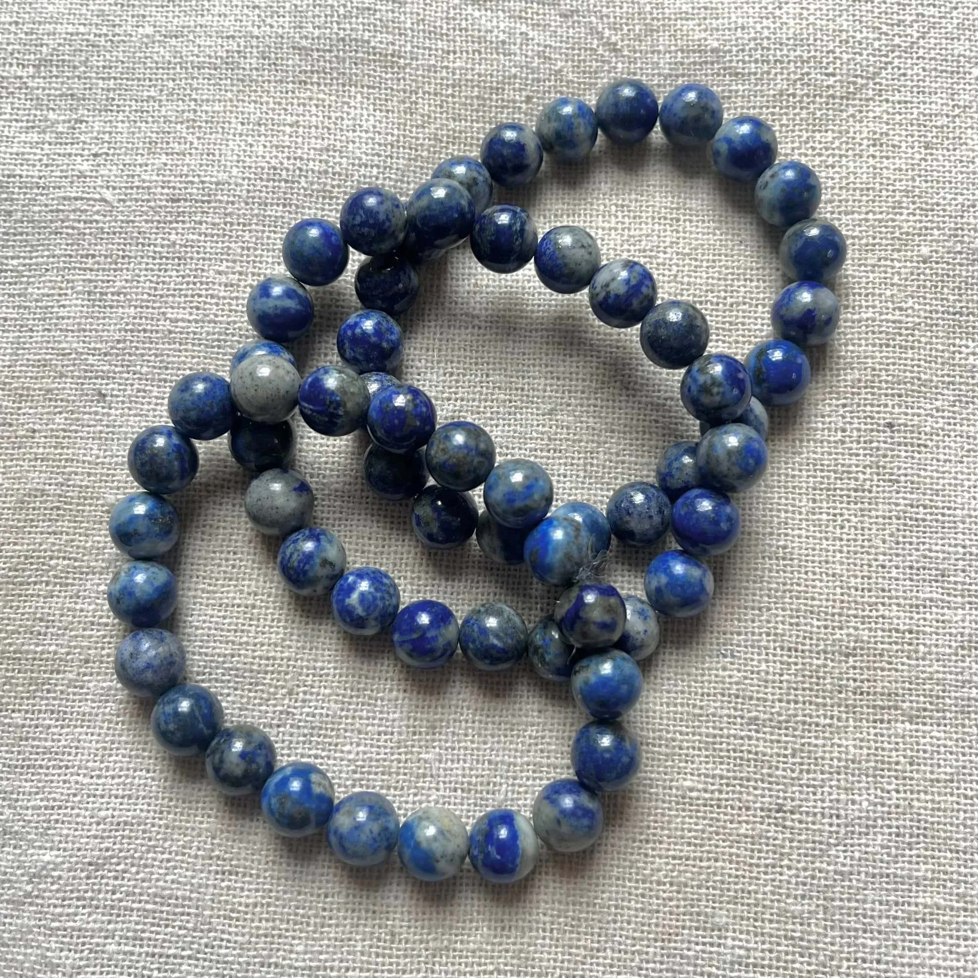 Lapis Lazuli 8mm Beaded Bracelet - Inner Truth