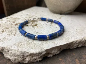 Lapis Lazuli Bead Bracelet