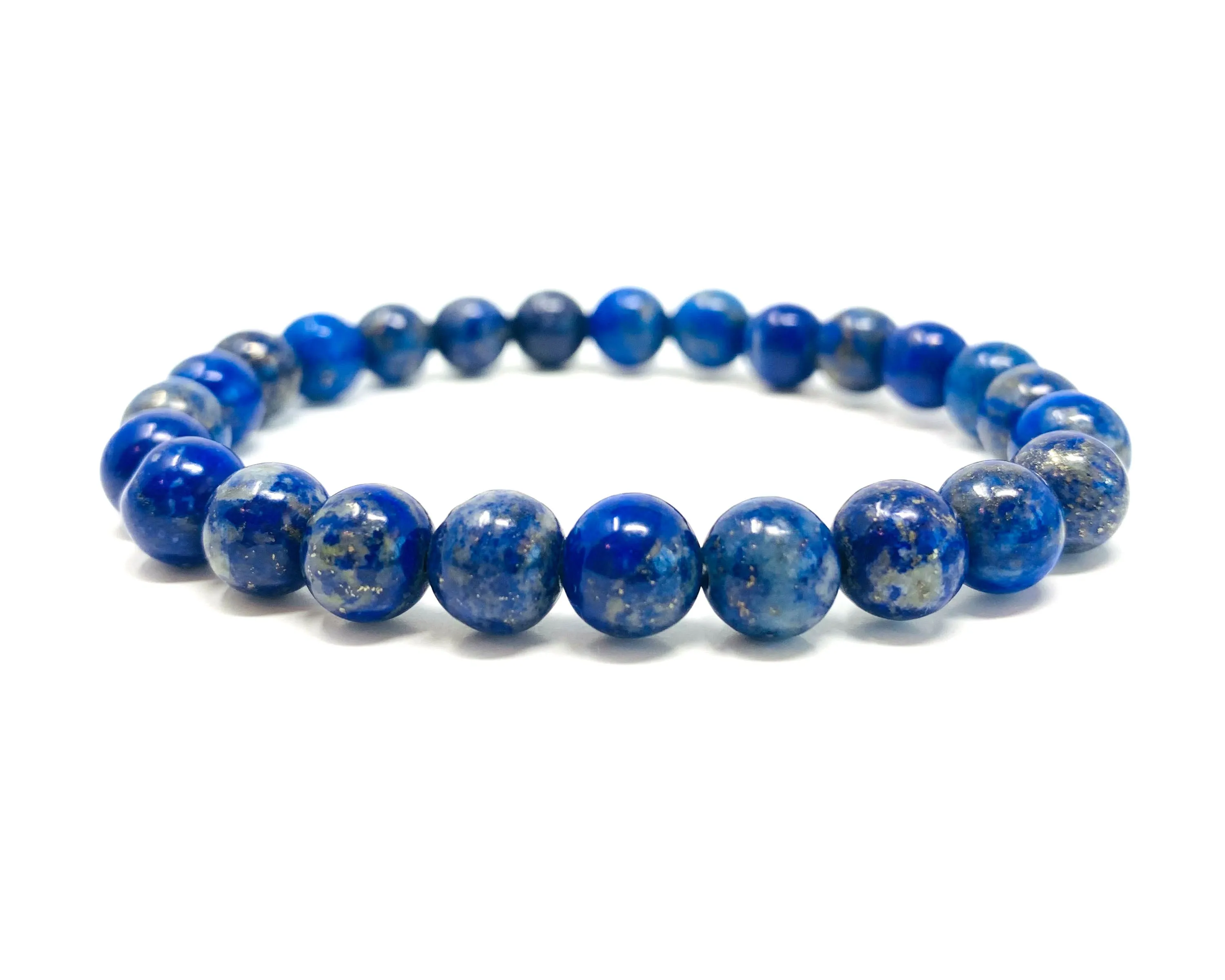 Lapis Lazuli Beaded Crystal Bracelet