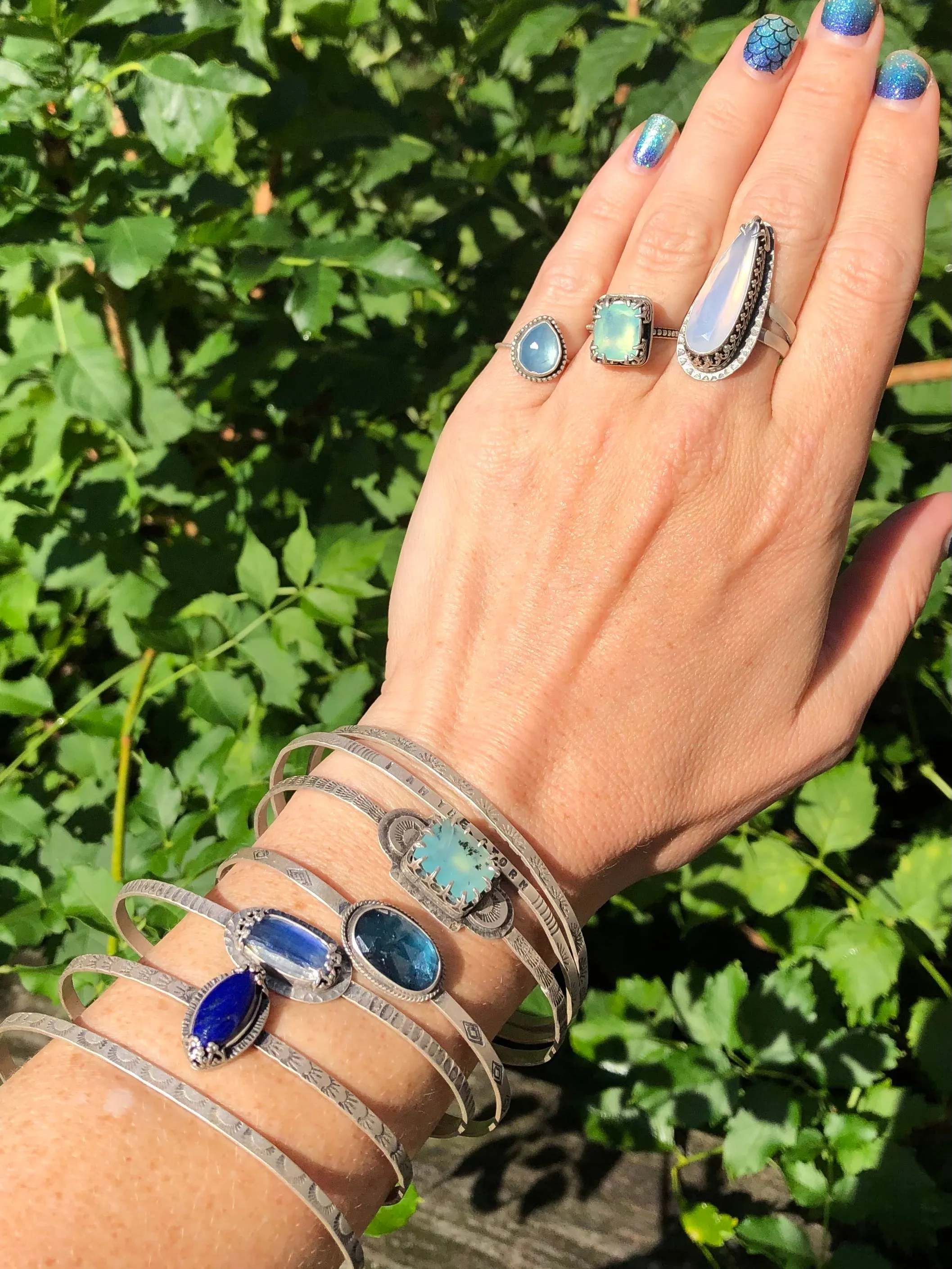 Lapis Lazuli Cuff Bracelet