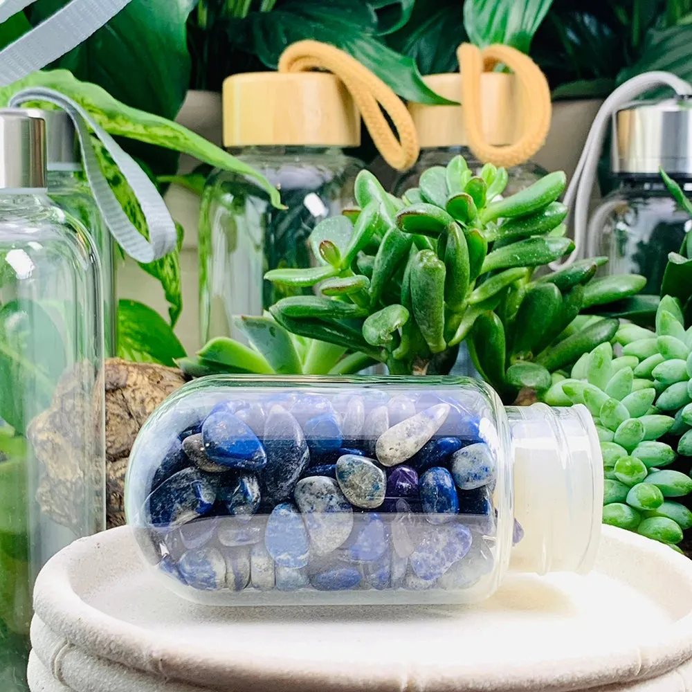 Lapis Lazuli Gem Pod Water Bottle 💧 PROMO SALE